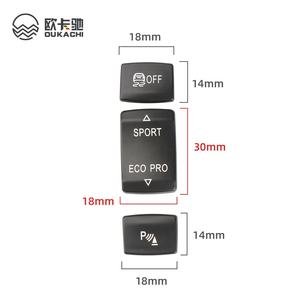 ชุดสวิตช์ควบคุมกลางปุ่มปิด F22สำหรับ BMW, โหมดขับพร้อมปุ่ม PDC DSC สำหรับ BMW 1 3 Series F30รถยนต์ F36ปุ่มมัลติฟังก์ชั่น - Product Image 5