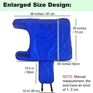 Calf Coat Military Green Waterproof Windproof Vest For Baby Calf <b>Warm</b> <b>Blanket</b> Insulated Polyester Material - Product Image 5