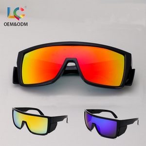 Gafas DE SEGURIDAD Z87 de alta calidad, lentes de resistencia al impacto de PC, gafas de sol deportivas para hombres y mujeres, marco de gran tamaño, diseñador de logotipo personalizado - Product Image 2