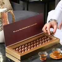 Baklava en papier personnalisé Dates Emballage Boîte de bonbons Ramadan Mubarak Boîte d'emballage de chocolat de Dubaï Boîte d'emballage de fruits secs cadeau de luxe