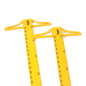 Foska forniture scolastiche all'ingrosso strumento di disegno didattico in plastica morbido a forma di T righello dritto per la matematica classe di misurazione - Product Image 1