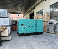 Groupe électrogène diesel insonorisé Cummins 200 kVA 180 kW, refroidi par eau, faible bruit, pour hôtel, usine, alimentation de secours