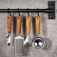 Nouvel ensemble d'ustensiles de cuisine en acier inoxydable : éplucheur, râpe à fromage, roulette à pizza, couteau – Kit combiné pour la pâtisserie domestique