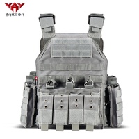 Gilet tactique Yakeda en nylon 1000D, accessoires tactiques, veste MOLLE JPC, porte-plaques, uniforme camouflage, gilet tactique