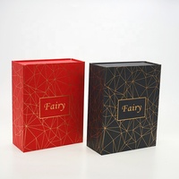 Bouteille de parfum d'épaisseur lourde de 50ml bouteille de parfum en verre ovale transparente de conception spéciale mignonne pour les femmes avec la boîte-cadeau de forme de livre
