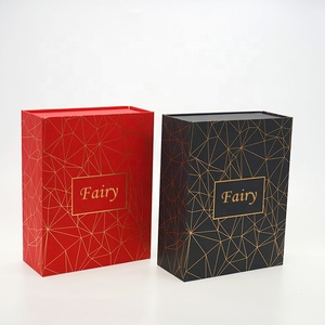 Chai nước hoa dày 50ml dễ thương thiết kế đặc biệt trong suốt hình bầu dục chai nước hoa thủy tinh cho phụ nữ với hộp quà tặng hình dạng cuốn sách - Product Image 2