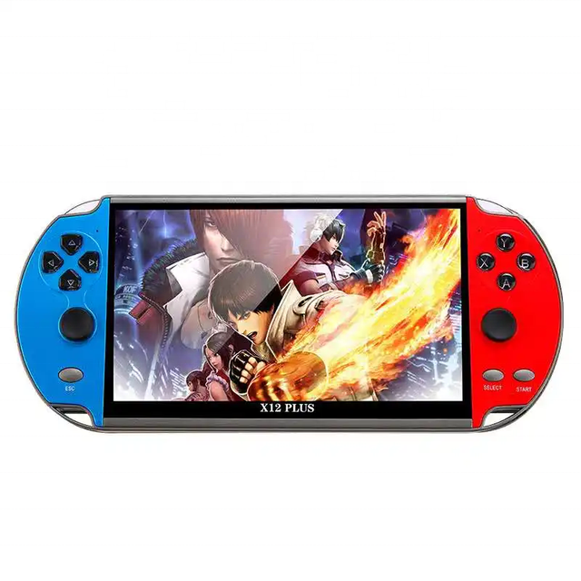 New Trends 7'' X12 PLUS Video Games Classic Retro 16GB Portable Handheld Game Player 7 Inch Large Screen Consola Game for PSP