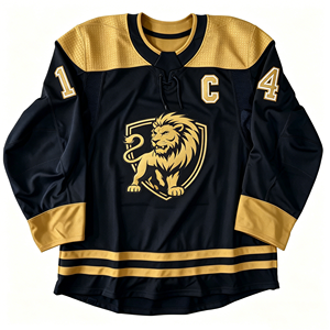 Jersey Hoki Es Profesional Bordir Sublimasi Seragam Tim Kustom untuk Kompetisi - Product Image 1