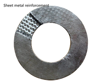Gasket Spiral Wound Heavy Duty (SWG) ASME B16.20 API 601 304SS Grafit Tekanan Tinggi Suhu Tinggi Flange Boiler Refinery