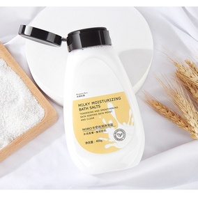 Gommage corporel et gel douche au sel de bain au lait, aux herbes naturelles, nourrissant et hydratant, pour tous types de peau, 400g, pour étudiants et étudiantes - Product Image 6