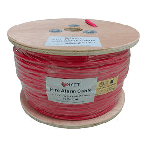 Câble d'alarme incendie 305m étanche UTP Cat5e 450-750V 2 conducteurs blindé en <span class=keywords><strong>feuille</strong></span> d'<span class=keywords><strong>aluminium</strong></span> gaine PVC résistant au feu certifié CE <span class=keywords><strong>4x10</strong></span> - Product Image 5