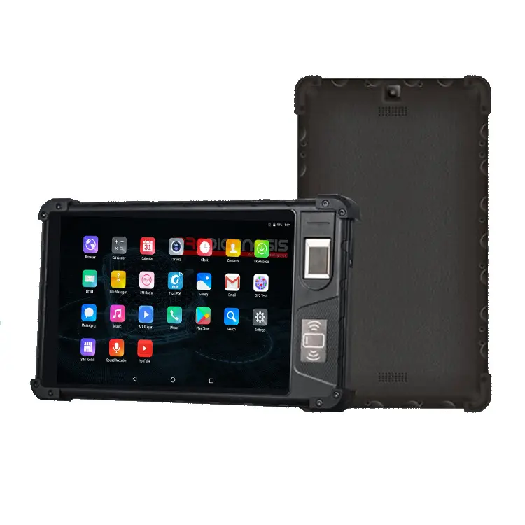 IP68 Водонепроницаемый Военный 4G Прочный Android планшет 8 дюймов NFC промышленный Прочный планшетный ПК с CE ROHS