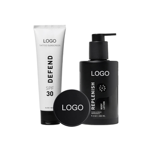 El <span class=keywords><strong>mejor</strong></span> kit personalizable para el cuidado del tatuaje incluye espuma protector solar <span class=keywords><strong>crema</strong></span> loción Gel bálsamo abrillantador calmante para la cara y el cuerpo - Product Image 3