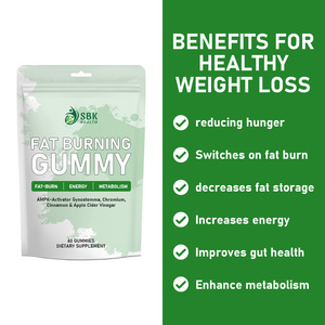 Gomitas quemagrasas de marca privada con soporte de carbohidratos totales que favorecen el metabolismo y beneficios para la pérdida de peso. - Product Image 3