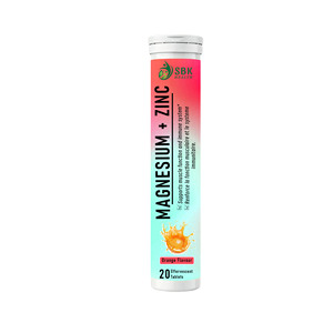 Comprimés effervescents de magnésium et zinc à marque privée pour la santé des os et du cerveau - Product Image 1