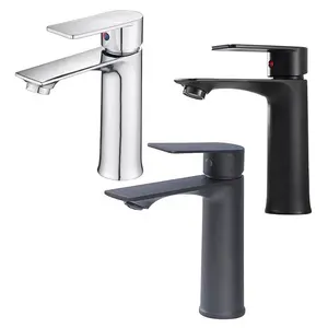 Faucet Manufacturer Zinc Alloy Single Handle Hot And Cold Mixer Bathroom Basin Faucet