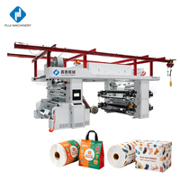 Machine d'impression de sacs tissés en PP pour engrais, imprimante flexographique de type empilable, sans arbre, automatique, à entraînement servo, multicolore, sans arrêt