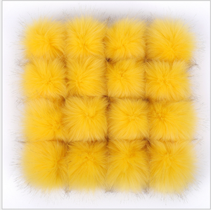 ลูกบอลขนจิ้งจอกเทียมขนาด5ซม. 8ซม. 10ซม. สำหรับรองเท้าแตะ - Product Image 4