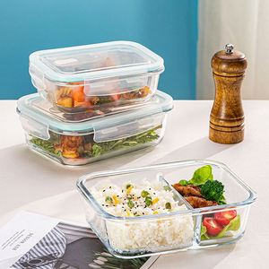 Microwave Safe <b>Lunch</b> <b>Box</b> Sealed Divided Bento Bowl with Lid for Students and Office Workers - Product Image 4