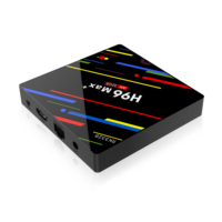Dispositivo de tv inteligente H96 MAX + RK3328, decodificador con Android 9,0, 4 GB, 64 GB, cuatro núcleos, 4k, H96max PLUS, original