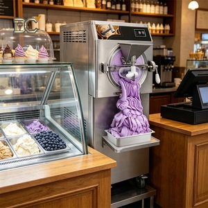 68L/H Continuous Batch Freezer Italian <b>Ice</b> <b>Maker</b> For Business Dawingic Commercial Gelato Hard <b>Ice</b> Cream Making <b>Machine</b> - Product Image 1