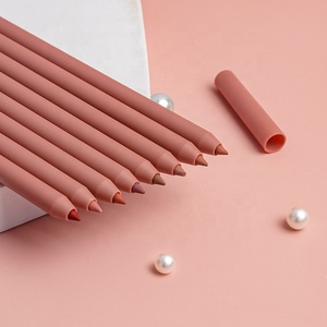 <span class=keywords><strong>Crayon</strong></span> à lèvres rétractable rose mat végétalien personnalisé, résistant à l'eau, marque privée - Product Image 4