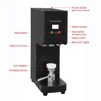 Machine de scellage semi-automatique pour canettes en PET, machine de scellage pour boîtes de conserve, machine de scellage pour canettes de tennis, machine de scellage pour canettes de café et de jus