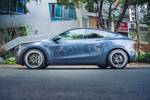 Hiệu Suất Cao Tùy Chỉnh Sâu Lưới Lõm Bóng Đen Mặt Đánh Bóng Thùng Hành Khách Xe Giả Mạo Bánh Xe Cho Tesla Model3, Volvo V60 - Product Image 2