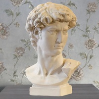 Décoration d'intérieur, statues de David en marbre, art classique célèbre