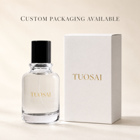 Botol Parfum Kaca 50ml dengan Tutup Hitam Mengkilap, Semprotan Wewangian Mewah Lucu Silinder Kustom dengan Cetak Sablon