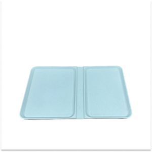 Bandeja Plegable Ecológica 100% Compostable de Bagazo para Comida Caliente y Fría, Resistente al Aceite y al Agua, para Preparación de Comidas y Cajas para Llevar - Product Image 1