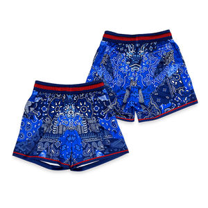 Fabricant de shorts en maille personnalisés shorts de basketball à la mode respirants à séchage rapide et à sublimation - Product Image 3