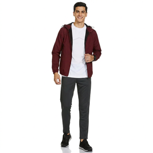 Chaquetas Cortavientos de Dos Colores, Cómodas, Impermeables, con Cierre y Capucha, Moda 2026, Chaquetas Cortavientos para Hombre - Product Image 1