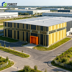 Edificio Industrial de Acero Prefabricado para Almacenamiento de Productos Químicos, Planta Antisísmica de Paneles Solares, Fábrica Logística - Product Image 1