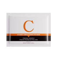 Mascarilla de Ojos en Láminas con Vitamina C, Hidratante, Reduce la Sequedad y las Líneas Finas, Iluminadora