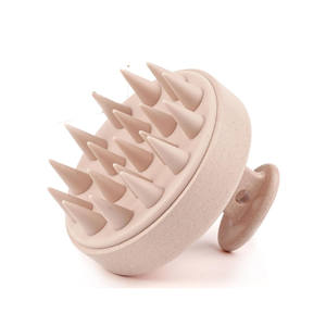 Brosse de massage du cuir chevelu en silicone personnalisable avec logo, pour le shampoing et la croissance des cheveux chez la femme, exfoliant capillaire - Product Image 1