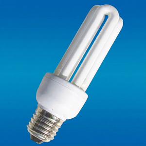 หลอดไฟ CFL แบบ OEM ขั้ว E27 รูปทรง 3U แสงขาว 6000K 80lm/W ใช้งานได้นาน 6000 ชั่วโมง CRI 80 AC 220V รับประกัน 2 ปี 2560 ลูเมนส์ สวิตช์พลาสติก - Product Image 1