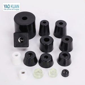 QUARKZMAN 4 stuks rubberen afstandhouders 40 mm Od, 12 mm Id, 20 mm hoogte ronde afstandhouder anti-vibratie rubberen ring dikke rubberen ringen voor woonaccessoires auto