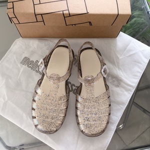 Breathable Woven <b>Roman</b> Style Beach <b>Sandals</b> Lightweight Soft Sole PVC Summer Shoes for Adult <b>Women</b> - Product Image 1