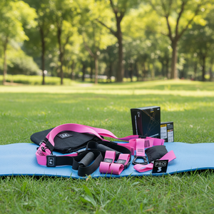 CHENGMO SPORTS Bande di Resistenza per Yoga e Fitness di Alta Qualità P3, Cinture Sospese, Corda per Tensione ed Esercizio, Attrezzo per Allenamento in Sospensione - Product Image 3