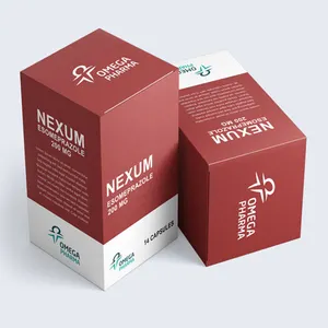 custom printing packaging paper box for nutraceutical supplement product bottle