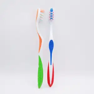 OEM/ODM Colorful Toothbrush Multi-direction Soft Bristles Toothbrush Tongue Massage Adult Toothbrush