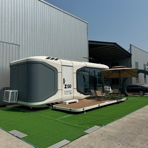 Capsule spatiale Maison de vacances en forêt Camping en plein air Maison modulaire en conteneur Maison de capsule spatiale mobile - Product Image 3
