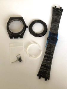 Bộ vỏ đồng hồ Mod Kit 41mm dành cho máy NH35, dây đeo thép không gỉ, mặt số 31.8mm + kim, kính <span class=keywords><strong>sapphire</strong></span>, dây đeo thay thế - Product Image 5