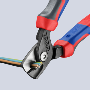 KNIPEX 95 12 160 กรรไกรตัดสายเคเบิลแบบสเต็ปคัทพร้อมด้ามจับแบบสบายมือ ขัดเงา 160 มม. - Product Image 4