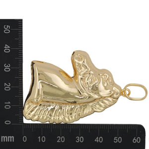 Gold Giraffe Pendant Necklace Animal Fine <strong>Jewellery</strong> for Women <strong>Made</strong> <strong>in</strong> Turkey - Product Image 4