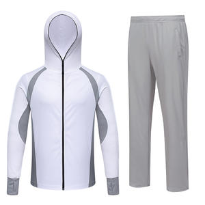 भारी शुल्क वाला यूनिसेक्स मछली पकड़ने वाला बाइब सेट 100% पॉलिएस्टर वाटरप्रूफ विंडप्रूफ विंडप्रूफ 50 त्वरित सूखी जैकेट पैंट - Product Image 6