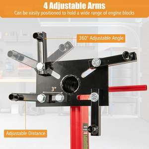 Support de moteur rotatif, support de moteur réglable, bras de levage en fonte pour l'entretien des véhicules, réparation automobile - Product Image 3