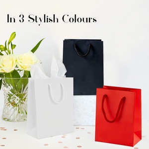 Sacs en papier personnalisés de spécialité avec poignées plates, sacs et boîtes en papier pour l'emballage de vêtements et de bijoux, sac en papier carré - Product Image 5