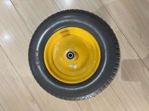 2.50-4 3.00-4 3.50-4 3.50-8 4.00-8 पी फोम से भरे ठोस टायर व्हीलबारो हैंड ट्रॉली - Product Image 5